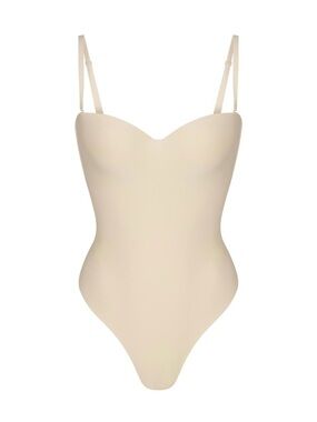Skims Underwire thong bodysuit sand